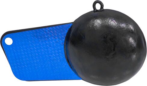 Extreme Max 3006.6984 Coated Pancake Downrigger Weight - 8 lbs. with Gold Flash in Saudi Arabia