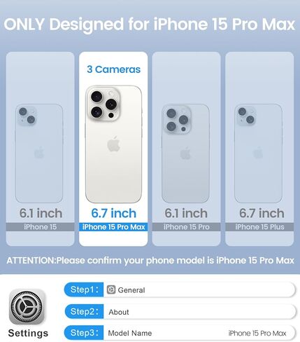 Temdan متوافق مع iPhone 16 Pro Max Case مقاومة للماء ، شاشة ومضمنة واقي الكاميرا IP68 تحت الماء كامل الجسم 16 قدم المقاومة للهاتف مقاوم للصدمات 6.9 "-9"-Clear/Clear in Kuwait