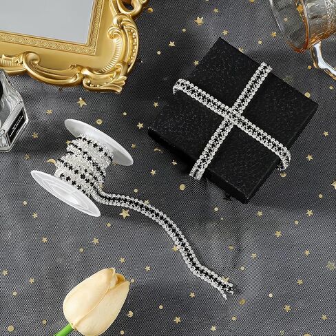 2 ياردة 3 صف من صفوف الراين ، وتزيين سلسلة من الكريستال المزيج ، وشرائح حجر الراين المجوهرات لزخارف حفل الزفاف ديي ، وردي ... in Kuwait