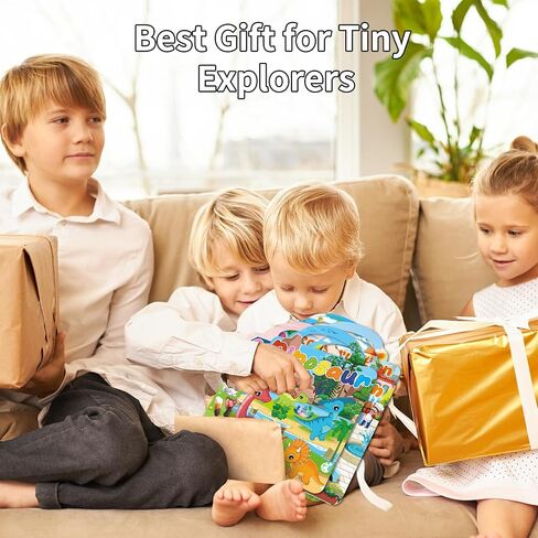 Kalysky 6Set Puffy Sticker Books for Kids 2-4, 3D Reusable Stickers Books for Toddlers 1-3 2-4,Farm+Animal+Dinosaurs+Ocean World+Space+Vehicle in Saudi Arabia