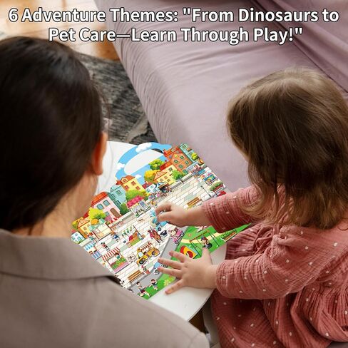 Kalysky 6Set Puffy Sticker Books for Kids 2-4, 3D Reusable Stickers Books for Toddlers 1-3 2-4,Farm+Animal+Dinosaurs+Ocean World+Space+Vehicle in Saudi Arabia