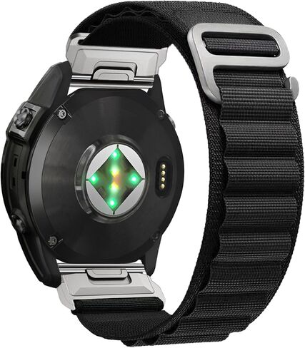 Alpine Quickfit-Band for Garmin Fenix 8 51MM/7X/6X Pro/6X Sapphire/5X/5X Plus/Fenix 3,26MM Quickfit Adjustable Sport Nylon Loop Bands for Garmin in Saudi Arabia