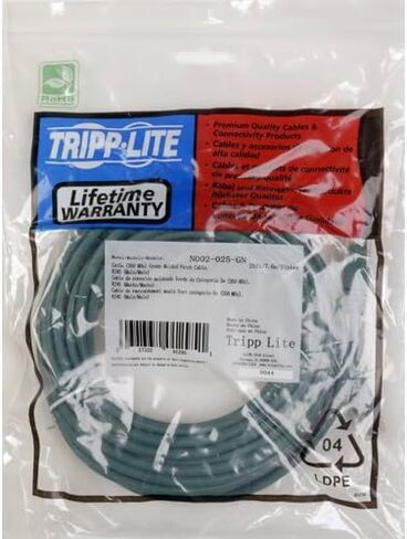 TRIPP LITE CAT5E 350MHz مصبوب كابل التصحيح (RJ45 م/م)-الأزرق ، 3 أقدام (N002-003-Bl) in Saudi Arabia