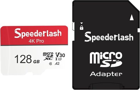 بطاقة ذاكرة Micro SDXC Micro 128GB ، بطاقة 4K Pro TF مع محول ، سرعة قراءة 160 ميجابايت/ثانية ، C10 U3 V30 A2 ، 4K UHD ، للهواتف الذكية ، والتبديل Nintendo ، والأجهزة اللوحية in Kuwait