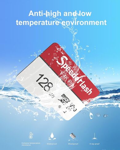 بطاقة ذاكرة Micro SDXC Micro 128GB ، بطاقة 4K Pro TF مع محول ، سرعة قراءة 160 ميجابايت/ثانية ، C10 U3 V30 A2 ، 4K UHD ، للهواتف الذكية ، والتبديل Nintendo ، والأجهزة اللوحية in Kuwait