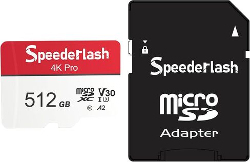 بطاقة ذاكرة Micro SDXC Micro 128GB ، بطاقة 4K Pro TF مع محول ، سرعة قراءة 160 ميجابايت/ثانية ، C10 U3 V30 A2 ، 4K UHD ، للهواتف الذكية ، والتبديل Nintendo ، والأجهزة اللوحية in Kuwait