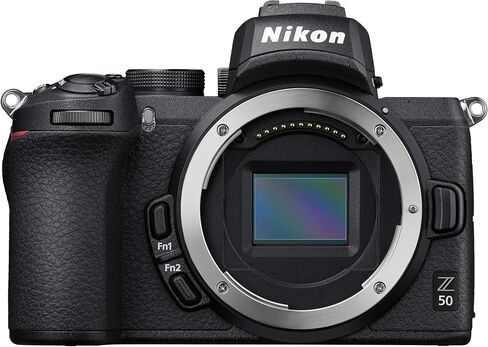Nikon Z50II Mirrorless Camera 4K DX Body with 2 Lens Kit 16-50mm + 50-250mm VR 1788 Bundle with Deco Gear Photography Backpack +LED + Pack of 2 64GB Memory Cards + Software & Accessories in Saudi Arabia