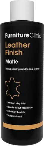 Leather Finish Gloss | Seals and Protects Leather | Suitable for Leather Sofas, Car Interiors, Handbags | Flexible Lacquer That Prevents Scratches and Scuffs | Gloss Finish (250 ml / 8.5 oz) in Saudi Arabia