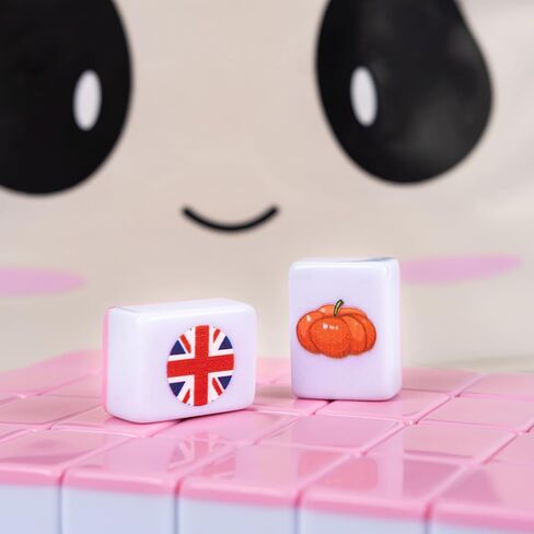 drizzle 65 Tiles Seaside Escape Game Blocks 30mm - Instruction Manual Panda Bag - Mahjong Tile Game Sets in Saudi Arabia