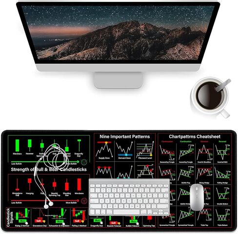 Katana Sword Desk Pad, Stitched Edges Mouse Pad, Large Office Desk Mat, Non-Slip Gaming Mouse Pad, Laptop Desk Pad, Desk Writing Pad for Office and Home in Saudi Arabia