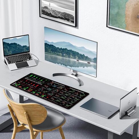 Katana Sword Desk Pad, Stitched Edges Mouse Pad, Large Office Desk Mat, Non-Slip Gaming Mouse Pad, Laptop Desk Pad, Desk Writing Pad for Office and Home in Saudi Arabia