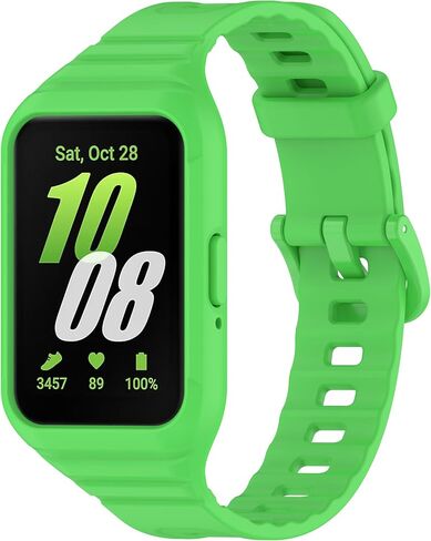 [6-pack]Compatible with Samsung Galaxy Fit3 (SM-R390) strap, one-piece TPU band, Sport Silicone Replacement Watch Bands for Galaxy Fit3 (SM-R390) strap for Men/Women in Kuwait