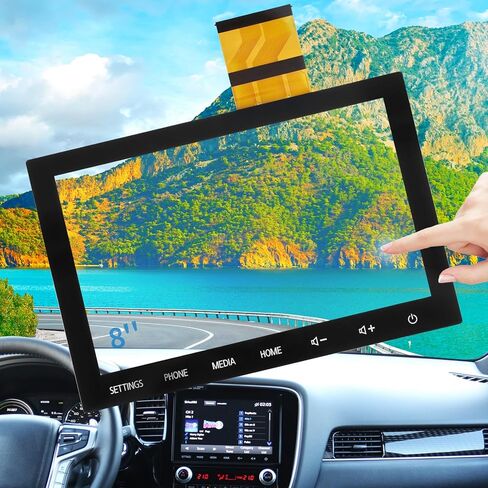 8 "شاشة عرض شاشة LCD لعام 2019 2020 2021 Mitsubishi Outlander Sport Phev sp Se Touring Sel Limited Edition Le GT Es Sport Radio OEM System (LCD بدون Digitizer) in Kuwait