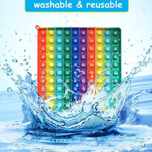 Number Counting Poppers, Sensory Bubble Popping Fidgety Board, Math Manipulatives for Elementary Preschool Kindergarten Classroom, Montessori Educational Learning Activities for Kids in Saudi Arabia