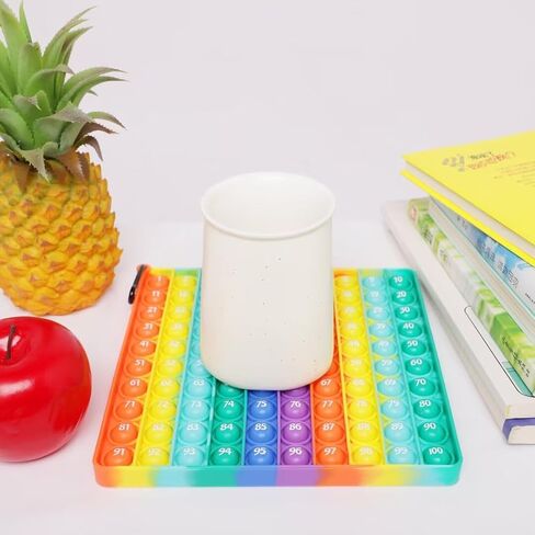 Number Counting Poppers, Sensory Bubble Popping Fidgety Board, Math Manipulatives for Elementary Preschool Kindergarten Classroom, Montessori Educational Learning Activities for Kids in Saudi Arabia