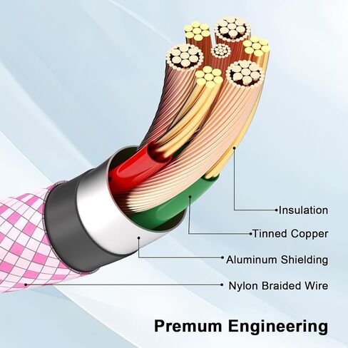 2 in 1 USB C to USB C/Lightning Cable Compatible for iPhone iPhone 16 15 14 13 12 11 XS XR X, 2 Pack 60W USB C Multiple Charging with Lightning/Type C Port iPhone Charger Cord Fast Charging Cable 6FT in Kuwait