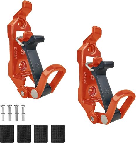 2 PCS Shovel Rack- Perfect Overlanding Gear and Off-Road Accessory for Trucks- Securely Mounts on Roof Rack- Tool Holder,Rubber Clamp Grip Mount Kit Fits Shovel Holder Wall Mount, and Pole Clamp in Kuwait