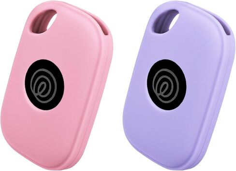 علبة السيليكون لـ Tile Pro 2024 مع carabiners ، 2 حزمة غلاف واقٍ مضاد للخلع لتلاعب البلاط (Black/Luminous Blue) in Kuwait