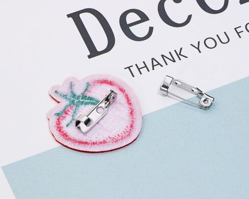 Tupalizy Stainless Steel Brooch Pin Back Clasps Safety Pins for Badge Name Tags Corsages Fabric Flowers Decorative Scarf Wooden Pins Ribbons Jewelry Making Christmas Mother’s Day Craft, 20PCS (38mm) in Saudi Arabia