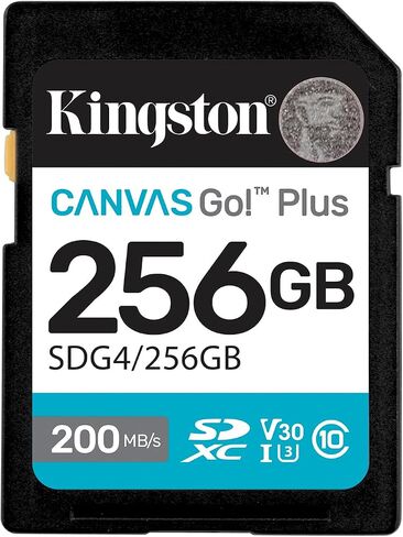 Kingston Canvas Go Plus SD Card, 256GB in Kuwait