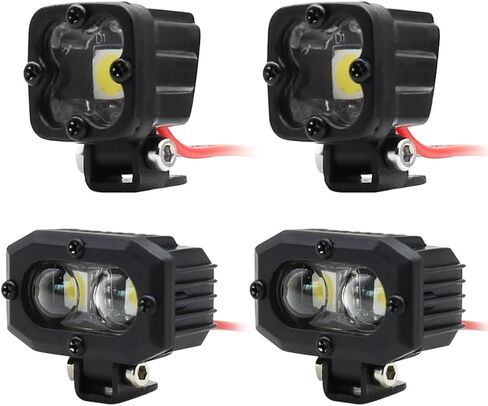 1/10 RC Crawler Light Bar ، RC Car LED مصابيح LED ، مصباح أمامي مشرق لـ 1/10 RC Crawler Car TRX6 SCX10 CAPRA WRAITH RR10 MST GEN8 (S4) in Kuwait