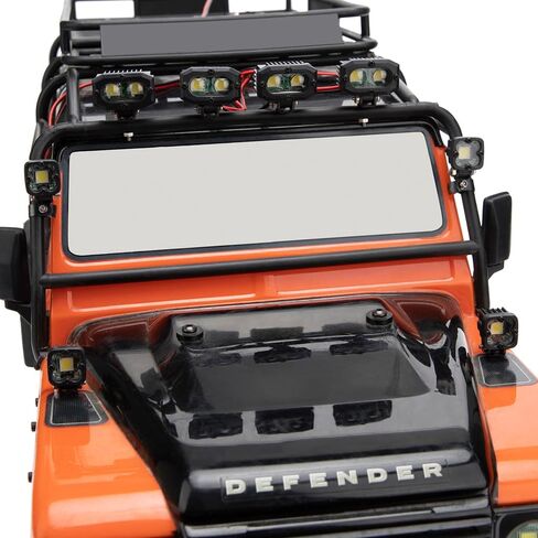 1/10 RC Crawler Light Bar ، RC Car LED مصابيح LED ، مصباح أمامي مشرق لـ 1/10 RC Crawler Car TRX6 SCX10 CAPRA WRAITH RR10 MST GEN8 (S4) in Kuwait