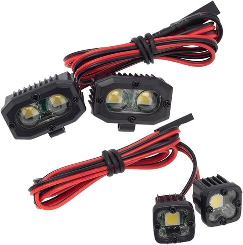 1/10 RC Crawler Light Bar ، RC Car LED مصابيح LED ، مصباح أمامي مشرق لـ 1/10 RC Crawler Car TRX6 SCX10 CAPRA WRAITH RR10 MST GEN8 (S4) in Kuwait