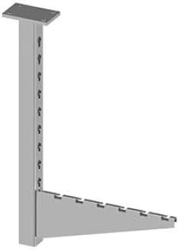 Quest Manufacturing Cable Tray Ceiling Flag Bracket, 12", Zinc (CT0028-12-03) in Kuwait