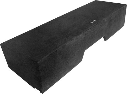 NVX VE-GM-SLVECG1-D10S FIT Dual 10 "ختم فارغ الفارغ لأسفل إطفاء Subwoofer Troucs لشيفروليه سيلفرادو 1999-2006 و GMC Sierra Extended CAB شاحنات CAB in Kuwait