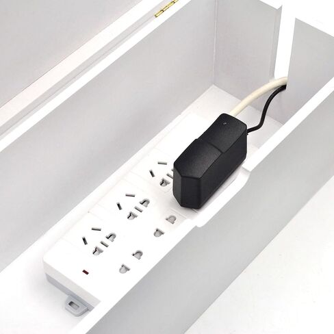 15 بوصة الخيزران مربع إدارة الكابلات الكبيرة ، مربع كابل منظم الحبل مربع - مربع قطاع الطاقة مربع تخزين الكابلات مربع لمكتب ، أسلاك التلفزيون ، منظم الحبل المكتبي ، لا تجميع مطلوب ، الخيزران (أبيض) in Kuwait