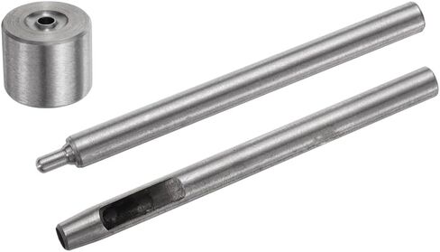 UXCELL Eyelet Hole Bunch Die Tool ، 6mm Grommet Setter Hollow Punch for Leather Craft Craft Handbag Curtain Setter in Saudi Arabia