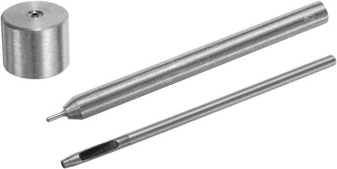 uxcell Eyelet Hole Punch Die Tool, 6mm Grommet Setter Hollow Punch for Leather Craft Clothing Handbag Fabric Curtain Setter in Saudi Arabia