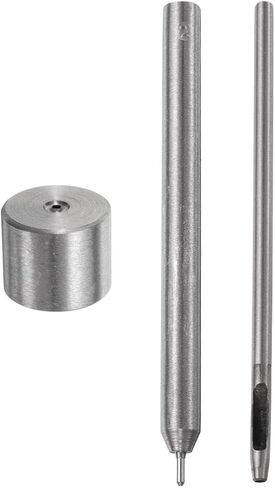 uxcell Eyelet Hole Punch Die Tool, 6mm Grommet Setter Hollow Punch for Leather Craft Clothing Handbag Fabric Curtain Setter in Saudi Arabia
