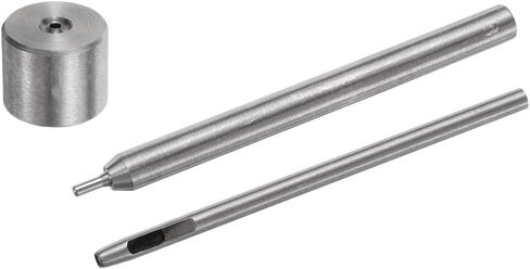uxcell Eyelet Hole Punch Die Tool, 6mm Grommet Setter Hollow Punch for Leather Craft Clothing Handbag Fabric Curtain Setter in Saudi Arabia