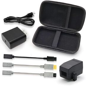 Retro Game Console Power Supply Combination kit-PD Fast Charging, Built-in chip, Stable Performance, Multiple interfaces Free Conversion-Compatible with NGC/WII/WII-U/N64