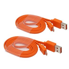 Fast Charger Cable Cord Compatible with for J.BL Charge 3 2, Flip 4 3 2, Clip 2 3 Pluse, GO/GO 2 Speaker Earphone Headphone Replacement Power Supply - 2Pack