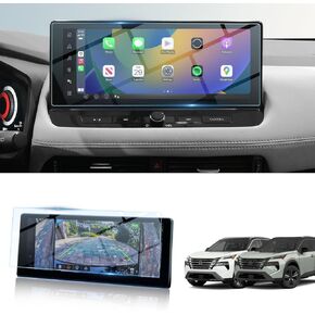 BIBIBO for 2024 2025 Nissan Rogue Screen Protector 2024 2025 Nissan Rogue (SL/Platinum)12.3" Display Nissan Rogue 2024 Tempered Glass Anti-Glare Scratch Ultra-Clear 2024 Nissan Rogue Accessories 2024 2025