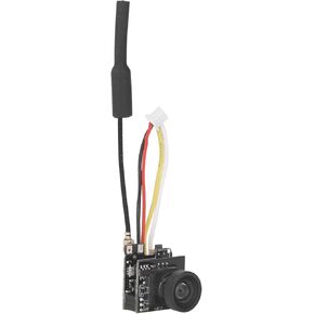 5.8G 40CH AIO FPV Camera, OSD AIO 5.8G 800TVL HD Micro FPV Camera NTSC PAL Switchable FPV Camera 150° FOV Horizontal 170° DFOV Diagonal Viewing Angle