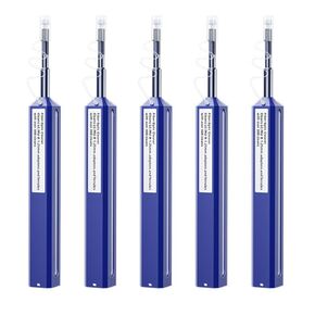 Fiber Optic Cleaner,2PCS Fiber Optic Cleaning Pen 1.25mm Ferrules LC/MU FTTH Connector Cleaning Tools with 800+ Times