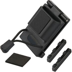 Radio Holster for Duty Belt, Premium Plastic Walkie Talkie Case Belt Clip Holder Law Enforcement Belt Pouch Accessories Compatible with BaoFeng Kenwood YAESU Midland HT