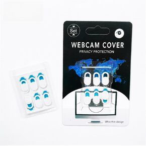 Webcam Cover (6 Pack), 0.03 inch Ultra Thin Laptop Camera Cover Slide for iPhone iPad MacBook Pro Computer iMac Cell Phone PC Accessories Camera Blocker Slider, Great for Privacy (White)