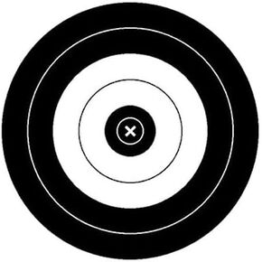 Maple Leaf NFAA Official Field Targets 35 cm 25/pk.