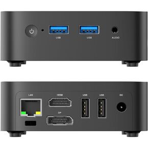 ACEMAGIC Black Vista V1 N97 Mini PC,8GB DDR4 RAM 256GB SSD Mini Computers, 12th Gen N97(Beat N100/N95, up to 3.6GHz) 4K Dual Display/WiFi for Home/Office,Win 11 Pro Small Desktop Computer