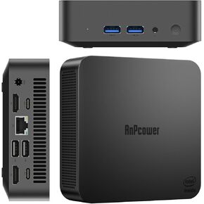 2025 Latest Mini PC Windows 11, 1TB SSD 16GB RAM, Intel Quad-Core Processor (2.9GHz), Mini Desktop Computer Support Dual Screen 4K@60Hz, HDMI, WiFi5, BT, USB3.2, Type-C, for Home Work, Office
