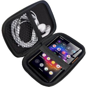 Compatible with Foeuyte MP3 Player Case, Lamshaw Durable EVA Carrying Case, Shockproof & Lightweight Protective Cover Compatible for Foeuyte Q1, Q3 5" MP3 Player (Black)