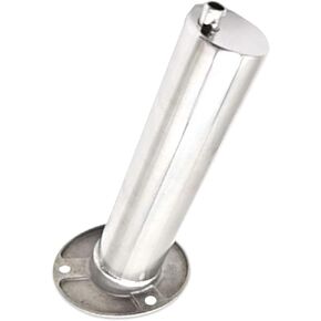 MARINE CITY Heavy Duty 316 Grade Stainless Steel Deluxe Rod Holder with Drain Flush Mount Fishing Rod Pole Holders 15 Degree for Marines – Boats – Ships – Yachts (Pack of 1)