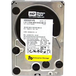 Western Digital - WD2002FYPS - WD RE4-GP WD2002FYPS 2 TB 3.5 Internal Hard Drive - SATA - 64 MB Buffer - Hot Swappable (Renewed)