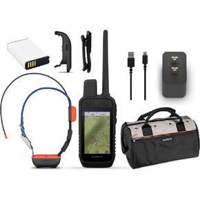 Garmin Alpha 300 (TT 25 Bundle) GPS Dog Tracking System Bundle - Multidog Tracking GPS & Remote Training Device - Includes Garmin Field Bag