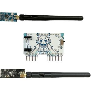 لوحة WiFi Dev for Flipper Zero ، ESP32/NRF24/CC1101 DEV ، FLIPPER ZERO 3-in-1 WIFI MODULE PORLOY GPIO ملحقات GPIO ، مع Marauder ، Antennas ، منفذ USB-C