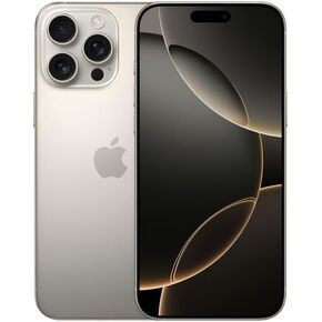 Apple iPhone 16 Pro Max, US Version, 256GB, Natural Titanium - Unlocked (Renewed)